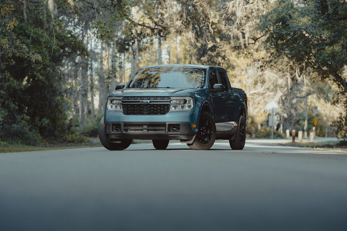 ford truck on road 